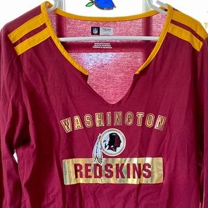 Long Sleeves Redskins Shirt